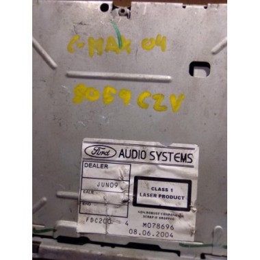 Sistema audio / Radio CD Ford C-MAX (2003-2007) 1.8 TDCi (115 cv)